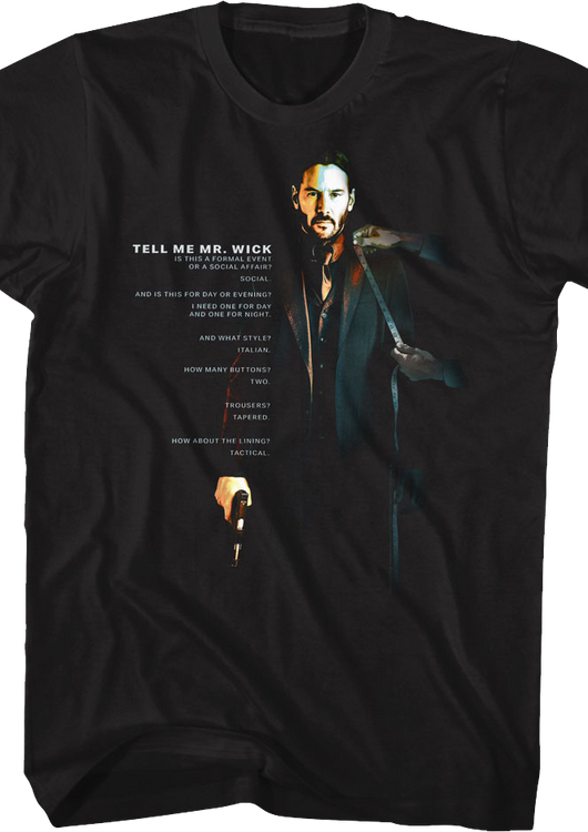 Formal Event Or Social Affair John Wick T-Shirt - main product image