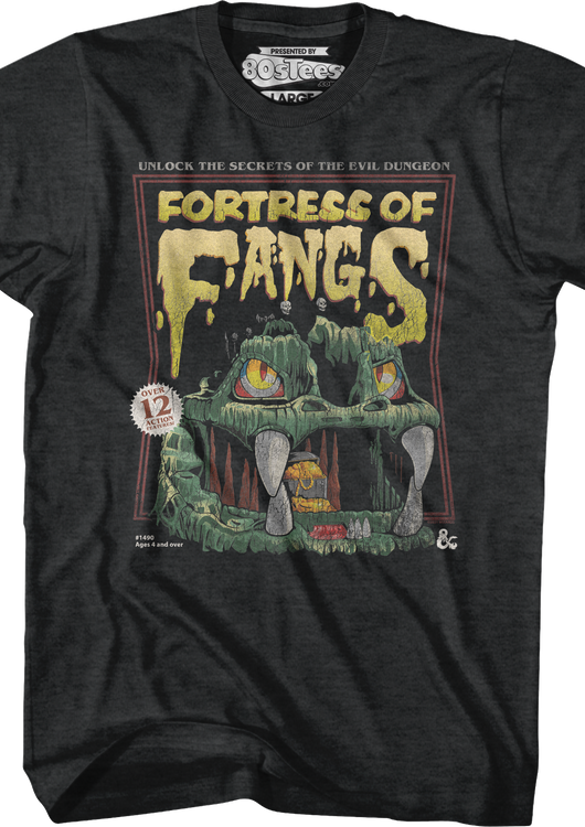 Fortress Of Fangs Poster Dungeons & Dragons T-Shirt - main product image