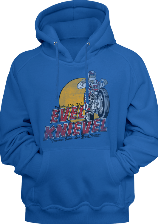 Fountain Jump Evel Knievel Hoodie - main product image