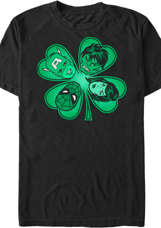 Four Leaf Clover Marvel Comics T-Shirt - main product image