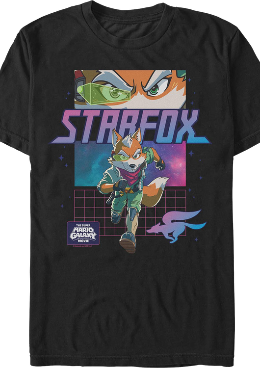 Fox McCloud Mario Galaxy Star Fox T-Shirt - main product image