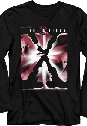 Fox Mulder and Dana Scully X-Files Long Sleeve Shirt