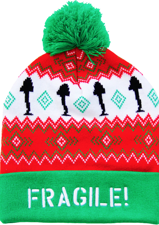 Fragile Leg Lamp A Christmas Story Cuff Pom Beanie - main product image