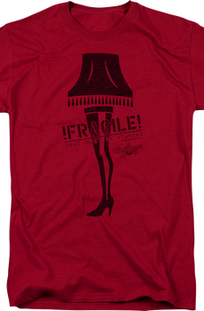 Fragile Leg Lamp Christmas Story T-Shirt