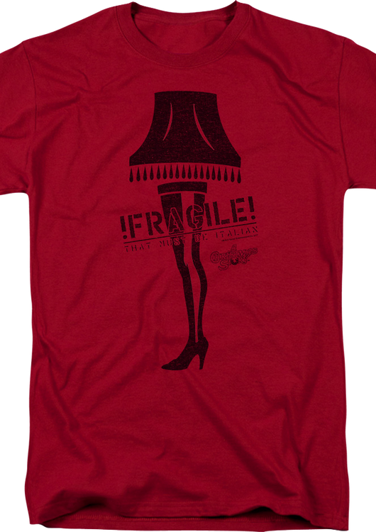 Fragile Leg Lamp Christmas Story T-Shirt - main product image
