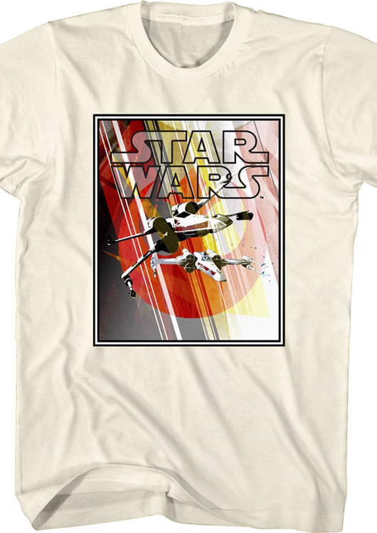 Framed X-Wing Starfighters Star Wars T-Shirt - main product image