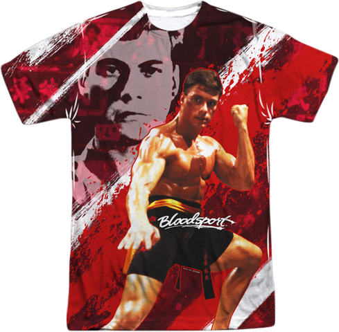Frank Dux Sublimated Bloodsport T-Shirt - main product image