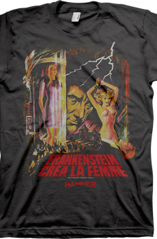 Frankenstein Created Woman Hammer Films T-Shirt