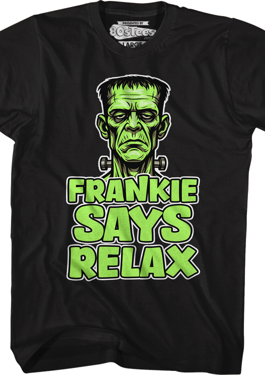 Frankenstein Frankie Says Relax T-Shirt - main product image