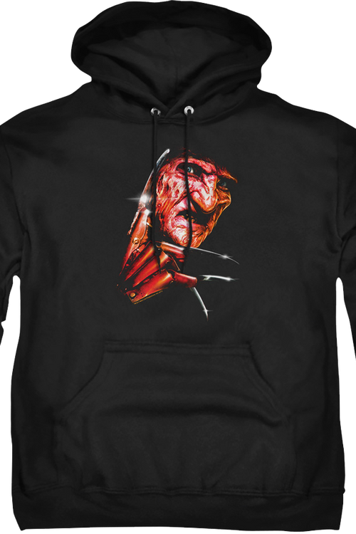 Freddy Close-Up Nightmare On Elm Street Hoodiemain product image