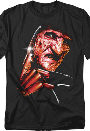 Freddy Close-Up Nightmare On Elm Street T-Shirt