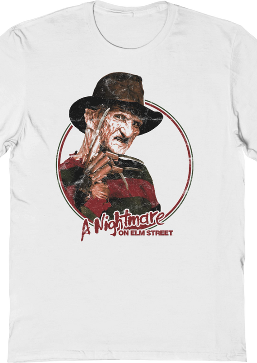 Freddy Krueger Circle Nightmare On Elm Street T-Shirt - main product image