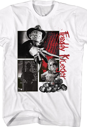 Freddy Krueger Collage Nightmare On Elm Street T-Shirt