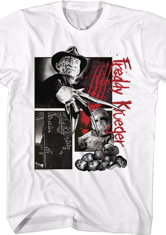 Freddy Krueger Collage Nightmare On Elm Street T-Shirt - main product image