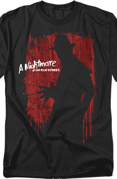 Freddy Krueger Silhouette Nightmare On Elm Street T-Shirt