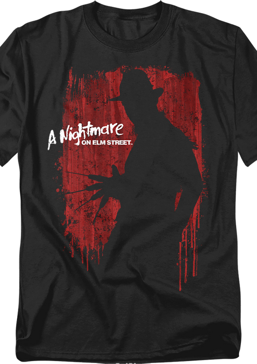 Freddy Krueger Silhouette Nightmare On Elm Street T-Shirt - main product image
