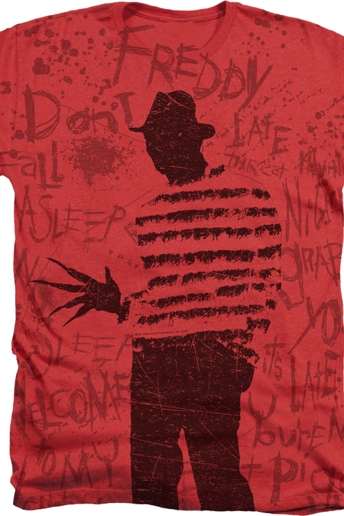 Freddy Silhouette Nightmare On Elm Street T-Shirtmain product image