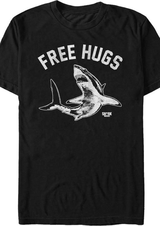 Free Hugs Shark Week T-Shirt - main product image