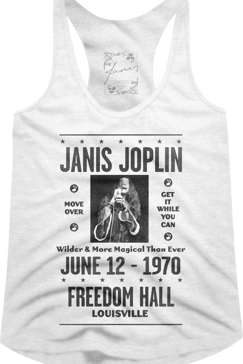 Ladies Freedom Hall Janis Joplin Racerback Tank Topmain product image