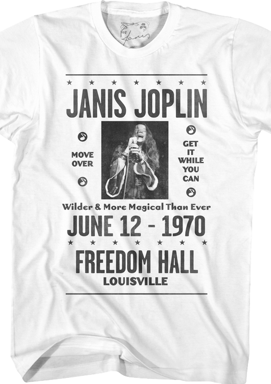Freedom Hall Janis Joplin T-Shirt - main product image