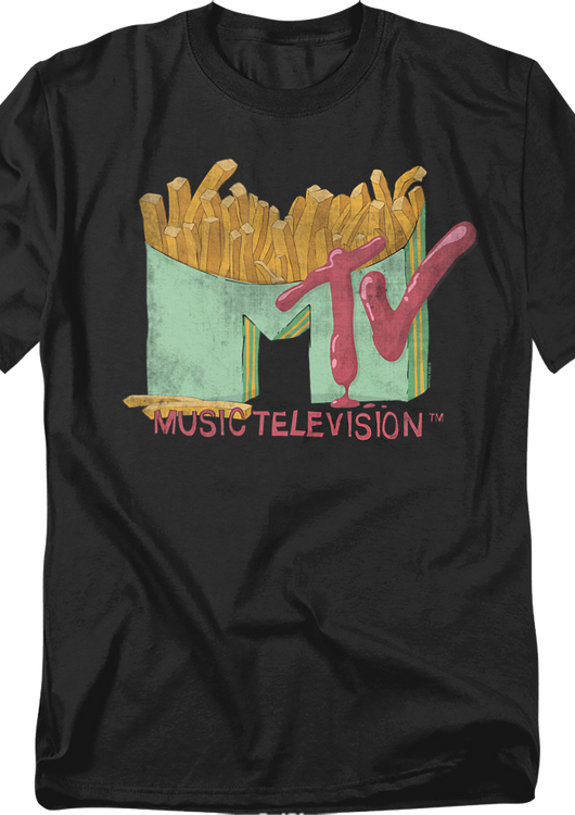 French Fries Logo MTV T-Shirt - main product image
