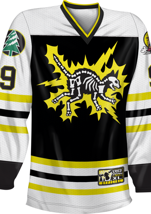 Fried Felines Christmas Vacation Hockey Jersey - main product image