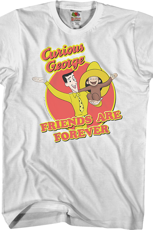Friends Are Forever Curious George T-Shirt - main product image