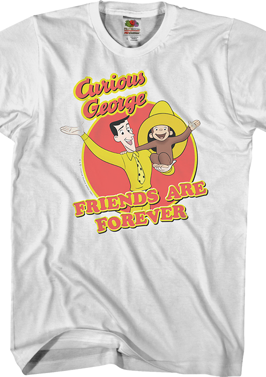 Friends Are Forever Curious George T-Shirt - main product image
