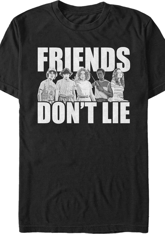 Friends Don't Lie Stranger Things T-Shirt - main product image
