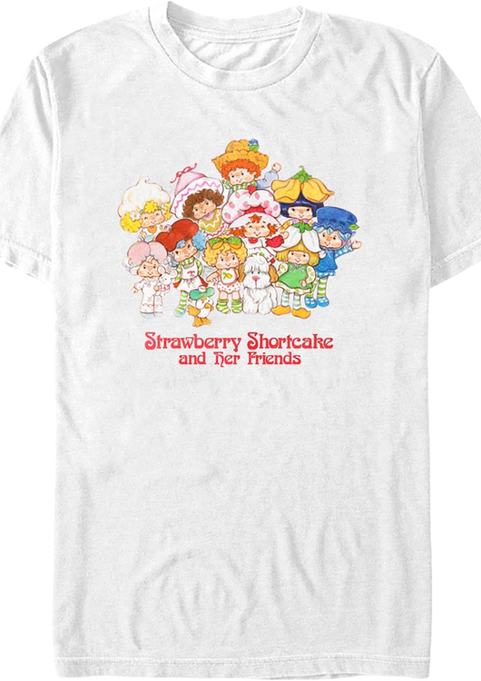 Friends Strawberry Shortcake T-Shirt - main product image