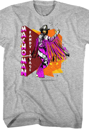 Fringe Jacket Macho Man Randy Savage T-Shirt