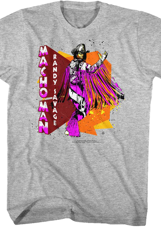 Fringe Jacket Macho Man Randy Savage T-Shirt - main product image