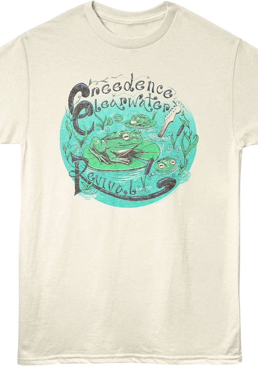 Frogs Creedence Clearwater Revival T-Shirt - main product image