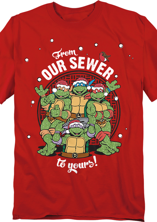 From Our Sewer To Yours Teenage Mutant Ninja Turtles T-Shirt - main product image