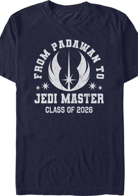 From Padawan To Jedi Master Class Of 2026 Star Wars T-Shirt - main product image