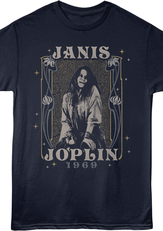 Front & Back 1969 Janis Joplin T-Shirt - main product image