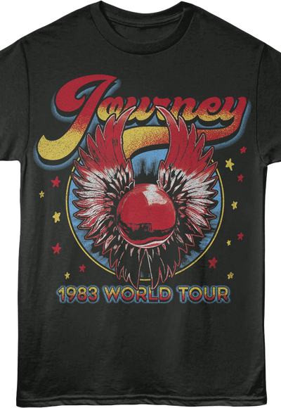 Front & Back 1983 World Tour Journey T-Shirt