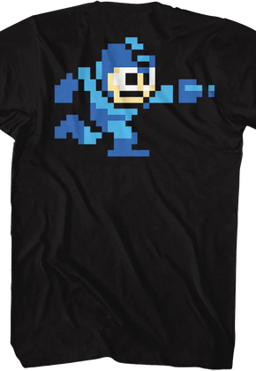 Front & Back 8-Bit Mega Man T-Shirt