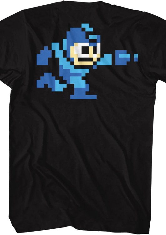 Front & Back 8-Bit Mega Man T-Shirt - main product image