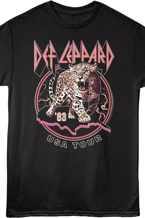 Front & Back '83 USA Tour Def Leppard T-Shirtmain product image
