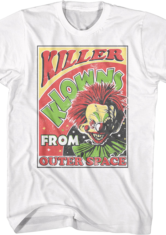 Front & Back Alien Bozos Killer Klowns From Outer Space T-Shirt - main product image