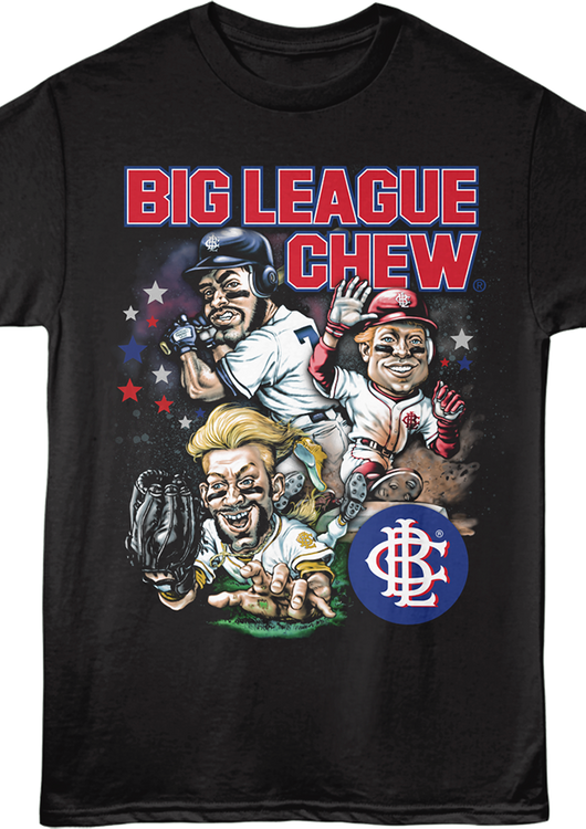 Front & Back Baseball Collages Big League Chew T-Shirt - main product image