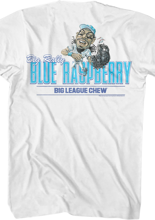 Front & Back Big Rally Blue Raspberry Big League Chew T-Shirt - main product image