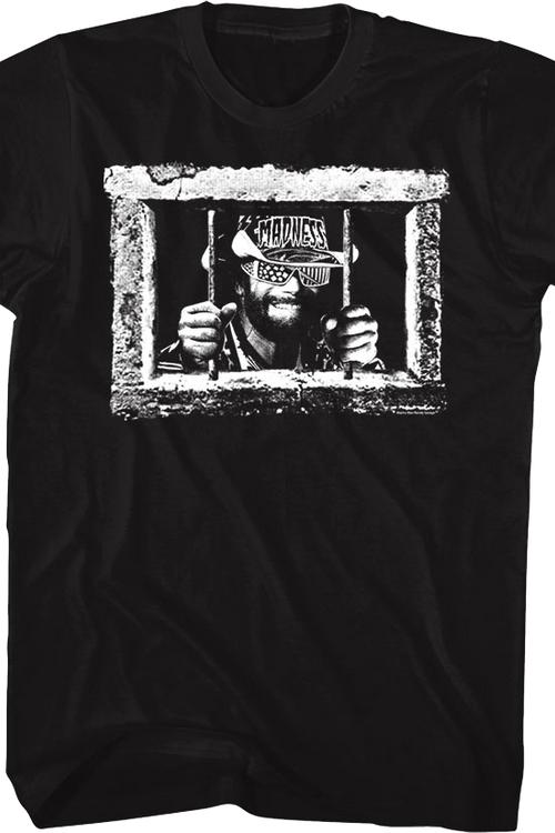 Front & Back Caged Madness Macho Man Randy Savage T-Shirtmain product image