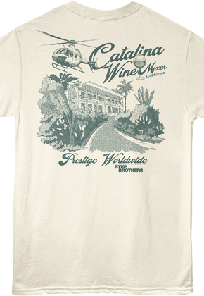 Front & Back Catalina Wine Mixer Step Brothers T-Shirt