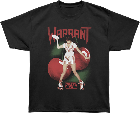 Front & Back Cherry Pie Warrant Oversized T-Shirt - main product image