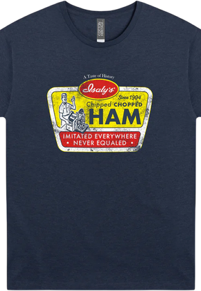 Front & Back Chipped Ham Isaly's T-Shirt