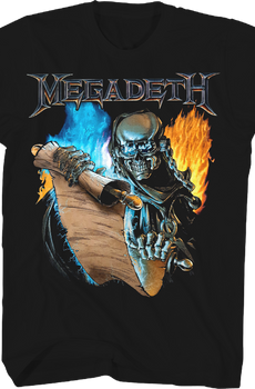 Front & Back Cryptic Writings Megadeth T-Shirt