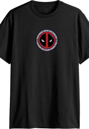 Front & Back Deadpool Merc With The Mouth Marvel Comics T-Shirt