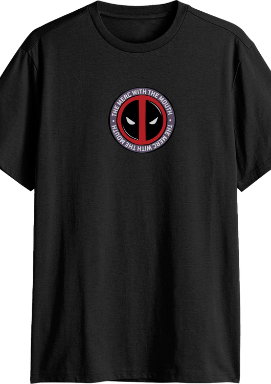 Front & Back Deadpool Merc With The Mouth Marvel Comics T-Shirt - main product image